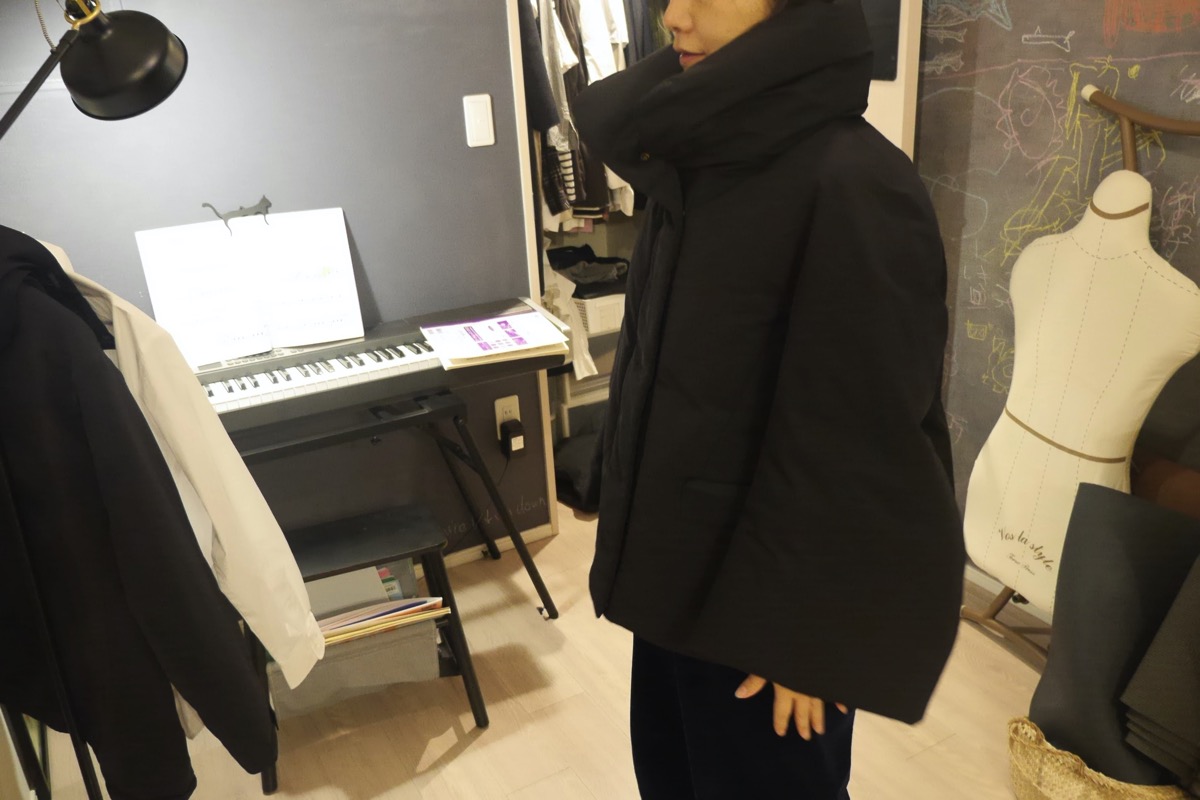 ハイブリッドダウンオーバーサイズパーカ(L)ブラック elc.or.jp